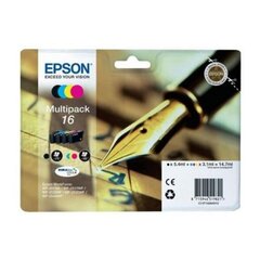 Tindikassett Epson C13T16264010, must, kollane, sinine, roosa hind ja info | Tindiprinteri kassetid | hansapost.ee