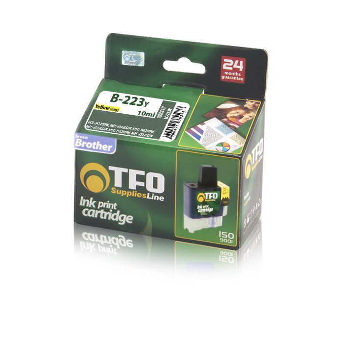 TFO Brother B-223Y (LC-223Y) Yellow INK Cartridge 10ml for DCP-J4120DW etc HQ Premium Analog цена и информация | Tindiprinteri kassetid | hansapost.ee