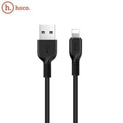 Кабель для зарядки и передачи данных HOCO Flash для iPhone Lightning 8-pin X20 3 метра, черный цена и информация | Кабели для телефонов | hansapost.ee