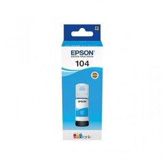 EPSON 104 EcoTank Cyan tindipudel (WE) hind ja info | Tindiprinteri kassetid | hansapost.ee