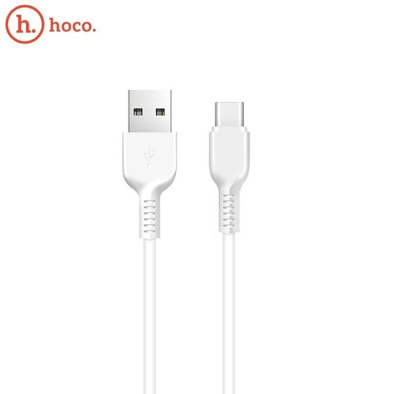 Kaabel Usb -> Type C Hoco X20 3.0m, Laadimisjuhe USB 2.0 USB C, valge hind ja info | Mobiiltelefonide kaablid | hansapost.ee