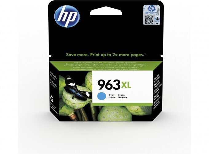 HP (3JA27AE, 963XL), sinine kassett hind ja info | Tindiprinteri kassetid | hansapost.ee