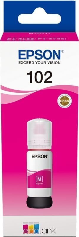 EPSON 102 EcoTank Magenta ink bottle цена и информация | Tindiprinteri kassetid | hansapost.ee