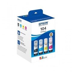 EPSON 104 EcoTank 4-colour Multipack hind ja info | Tindiprinteri kassetid | hansapost.ee