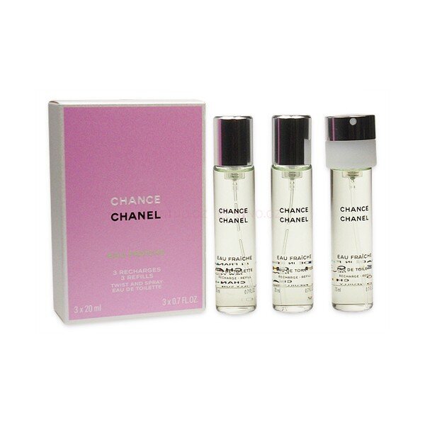 Chanel Chance Eau Fraiche EDT naistele, 3 x 20 ml цена и информация | Parfüümid naistele | hansapost.ee
