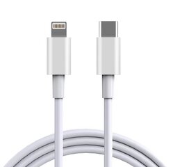 USB-C кабель Goodbuy Lightning 18 Вт, 200 см, белый цена и информация | Кабели для телефонов | hansapost.ee