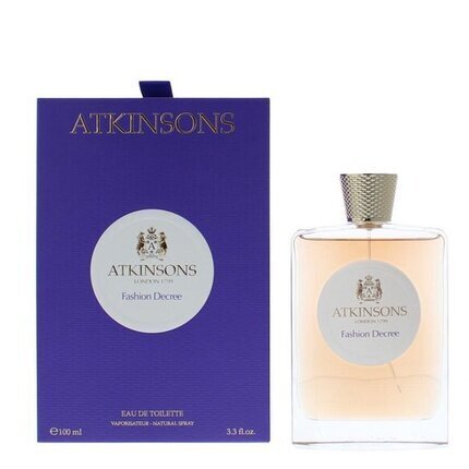 Naiste parfüüm Fashion Decree Atkinsons EDT (100 ml) цена и информация | Parfüümid naistele | hansapost.ee