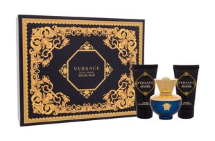 Komplekt Versace Pour Femme Dylan Blue: parfüümvesi naistele EDP 50 ml + ihupiim 50 ml + dušigeel 50 ml hind ja info | Parfüümid naistele | hansapost.ee