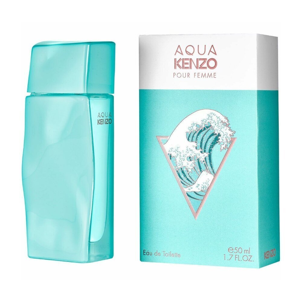 Tualettvesi Kenzo Aqua Kenzo Pour Femme EDT naistele 50 ml hind ja info | Parfüümid naistele | hansapost.ee