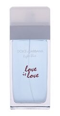 Туалетная вода Dolce & Gabbana Light Blue Love Is Love EDT для женщин, 100 мл цена и информация | Женские духи | hansapost.ee