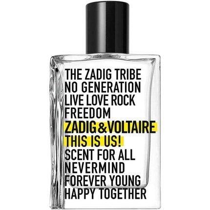 Tualettvesi Zadig & Voltaire This is Us EDT naistele ja meestele 30 ml hind ja info | Parfüümid naistele | hansapost.ee