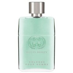 Tualettvesi Gucci Guilty Cologne Pour Homme EDT meestele 50 ml hind ja info | Gucci Parfüümid | hansapost.ee