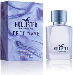 Tualettvesi meestele Hollister Free Wave EDT, 30 ml hind ja info | Parfüümid meestele | hansapost.ee