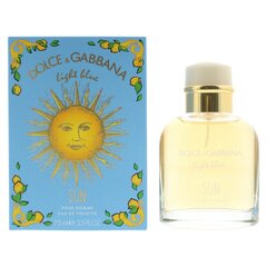 Tualettvesi Dolce & Gabbana Light Blue Sun Pour Homme EDT meestele 75 ml hind ja info | Parfüümid meestele | hansapost.ee