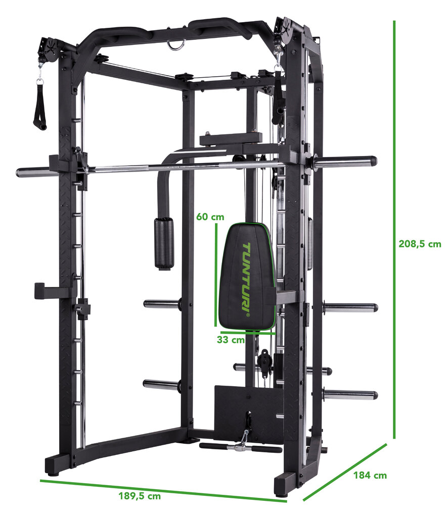 Jõutreeningu Kompleks Tunturi Smith Machine SM80 цена и информация | Treeningkeskused | hansapost.ee