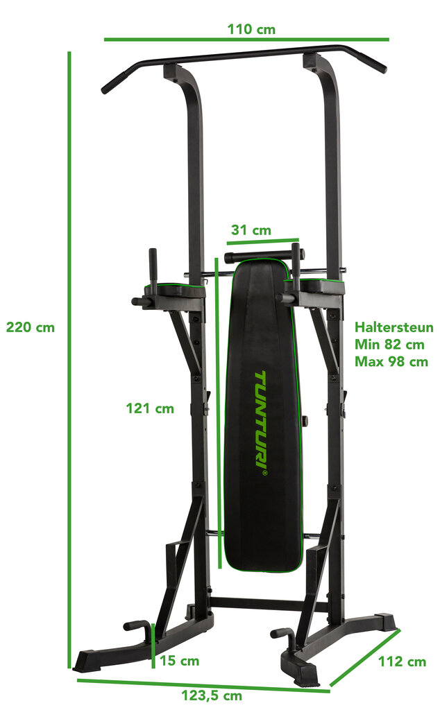 Kombineeritud Treeningseade TUNTURI Power Tower PT60 hind ja info | Treeningkeskused | hansapost.ee