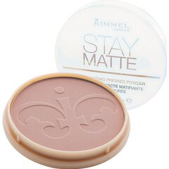 Компактная пудра Rimmel Stay Matte 008 Cashmere 14 г цена и информация | Пудры, базы под макияж | hansapost.ee