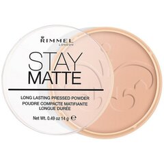 Компактная пудра Rimmel Stay Matte 008 Cashmere 14 г цена и информация | Пудры, базы под макияж | hansapost.ee