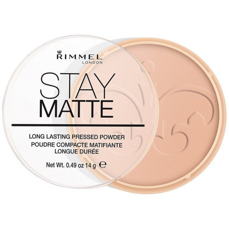 Kompaktpuuder Rimmel Stay Matte 008 Cashmere 14 g hind ja info | Jumestuskreemid ja puudrid | hansapost.ee