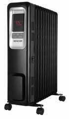 Масляный радиатор Sencor SOH 6111BK, 2,3 кВт, 11 секций, LCD цена и информация | Обогреватели | hansapost.ee