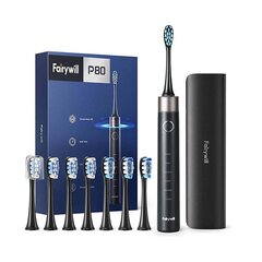 FairyWill Sonic toothbrush with head set and case FW-P80 (Black) цена и информация | Электрические зубные щетки | hansapost.ee