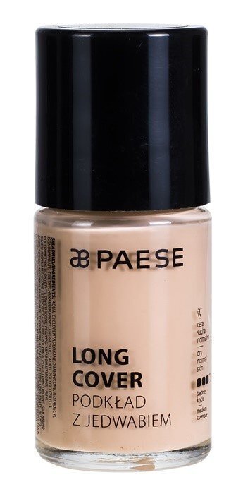 Jumestuskreem kuivale nahale Paese Long Cover 30 ml, 02N hind ja info | Jumestuskreemid ja puudrid | hansapost.ee