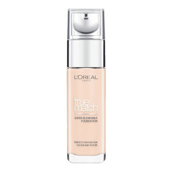 Jumestuskreem L’Oreal Paris True Match Super Blendable Foundation N1 Ivory, 30 ml hind ja info | Jumestuskreemid ja puudrid | hansapost.ee