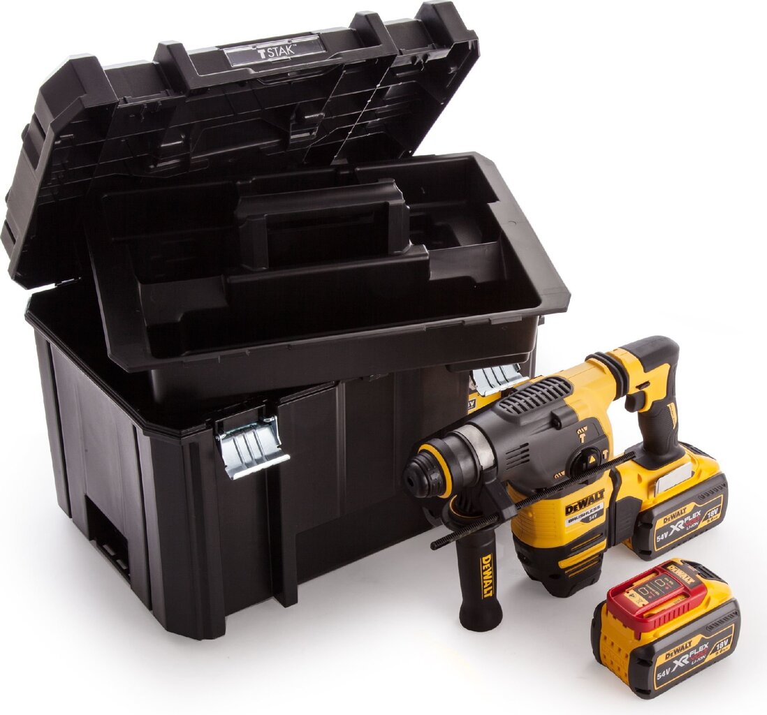 Perforatoris DeWALT SDS-Plus 54V 3,5J 2 x 9Ah DCH333X2 hind ja info | Lööktrellid | hansapost.ee