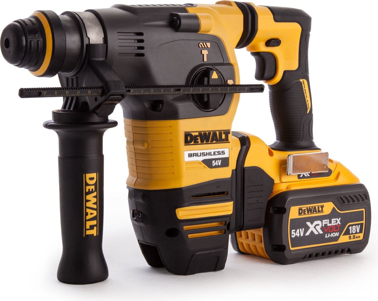 Perforatoris DeWALT SDS-Plus 54V 3,5J 2 x 9Ah DCH333X2 hind ja info | Lööktrellid | hansapost.ee