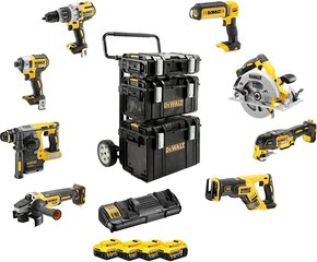 Akutööriistade komplekt Dewalt Combo 8 tk, 18V (DCK853P4-QW) price and information | Cordless drills, drills and screwdrivers | hansapost.ee