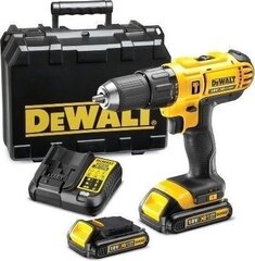 Аккумуляторная ударная шуроповерт-дрель DeWalt DCD776M1T-QW цена и информация | Дрели и шуруповёрты | hansapost.ee