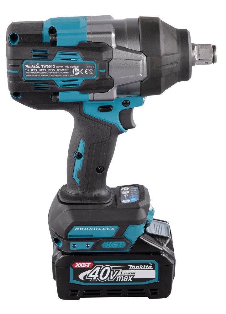 Akulöökmutrikeeraja XGT ®, 40V max TW001GM201 Makita hind ja info | Akutrellid, puurid ja kruvikeerajad | hansapost.ee