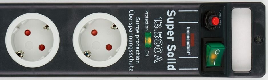 Brennenstuhl pikendusjuhe S-Solid3G1,5 8p 2,5m must+PK hind ja info | Pikendusjuhtmed | hansapost.ee