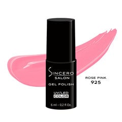 Geelküünelakk "Sincero Salon", 6 ml, Rose pink, 925 цена и информация | Лаки, укрепители для ногтей | hansapost.ee