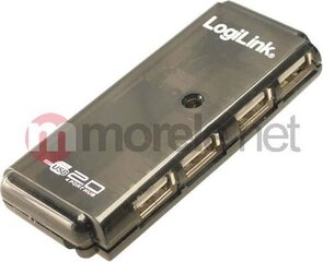 LogiLink - HUB USB 2.0 4-portowy hind ja info | USB adapterid ja jagajad | hansapost.ee