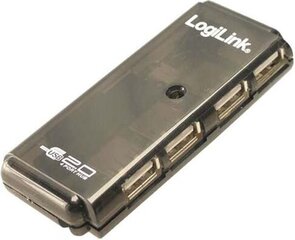 LogiLink - HUB USB 2.0 4-portowy hind ja info | USB adapterid ja jagajad | hansapost.ee