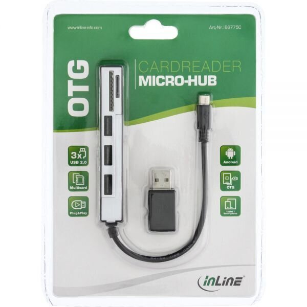 InLine 66775C цена и информация | USB adapterid ja jagajad | hansapost.ee