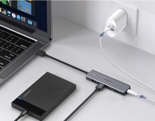 Адаптер Ugreen USB-C - HDMI + USB-C + USB x2, 70411 цена и информация | Адаптеры и USB-hub | hansapost.ee