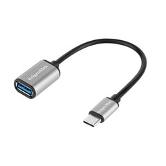 Kruger & Matz Universal OTG Adapter Type-C to USB 3.0 Connection Silver hind ja info | USB adapterid ja jagajad | hansapost.ee