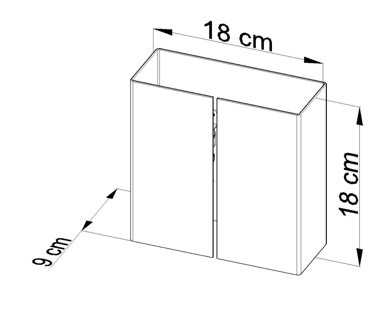 Sollux seinavalgusti Linea hind ja info | Seinavalgustid | hansapost.ee