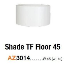 Põrandalambi kate Azzardo AZ3014 White hind ja info | Põrandalambid | hansapost.ee