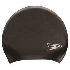 Шапочка для плаванья Speedo Long Hair, черная цена и информация | Шапки для плавания | hansapost.ee