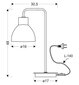 Laualamp Candellux Vario цена и информация | Laualambid | hansapost.ee