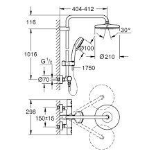 Dušikomplekt GROHE New Tempesta Cosmopolitian, 27922001 hind ja info | Dušikomplektid ja süsteemid | hansapost.ee