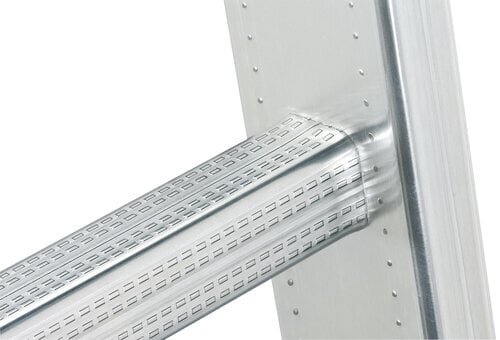 Kombineeritud redel S100 Hailo ProfiLOT / alumiinium / 2x9 + 1x8 astet цена и информация | Redelid | hansapost.ee