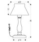 Candellux laevalgusti Zefir hind ja info | Laualambid | hansapost.ee