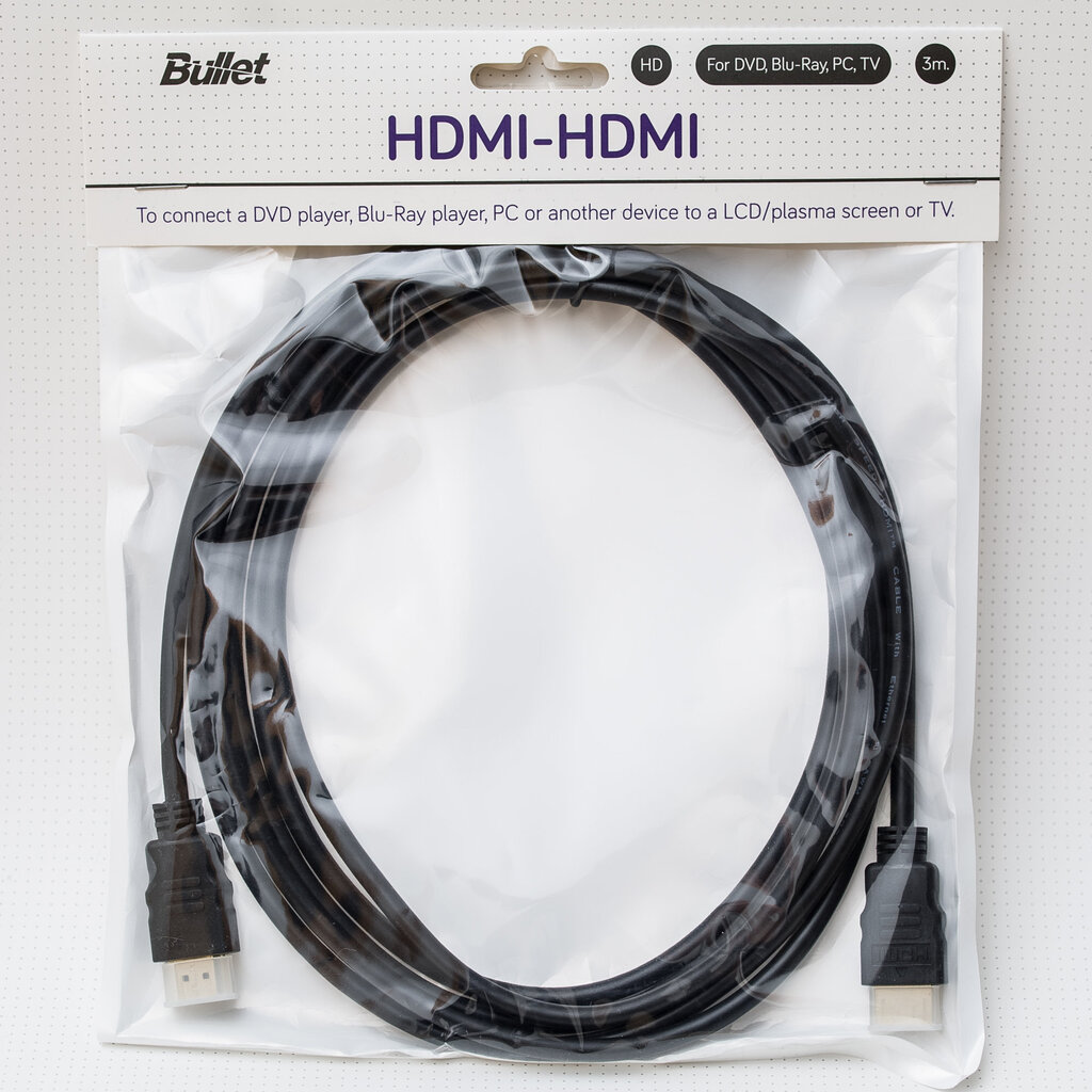 Kaabel HDMI-HDMI 3 m. цена и информация | Juhtmed ja kaablid | hansapost.ee