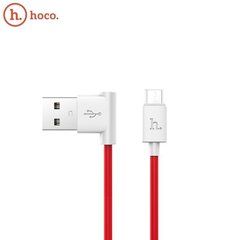 hoco UPM 10 L-kujuline mikro-USB andmesidekaabel Punane price and information | Wires and cables | hansapost.ee