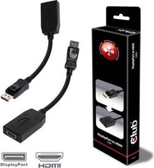 Club 3D displayport to HDMI цена и информация | Адаптеры, USB-разветвители | hansapost.ee