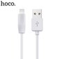 Hoco Premium Rapid Charging X1 Strong Lightning to USB Data & Charger Cable 1m (MD818) White цена и информация | Juhtmed ja kaablid | hansapost.ee